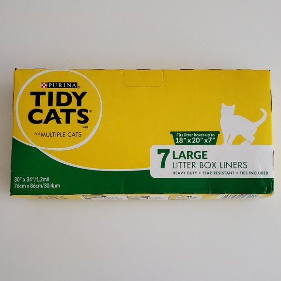 Purina Tidy Cats for Multiple Cats Large Litter Box Liners | 1 Box of 7 Liners - Picture 2 of 8